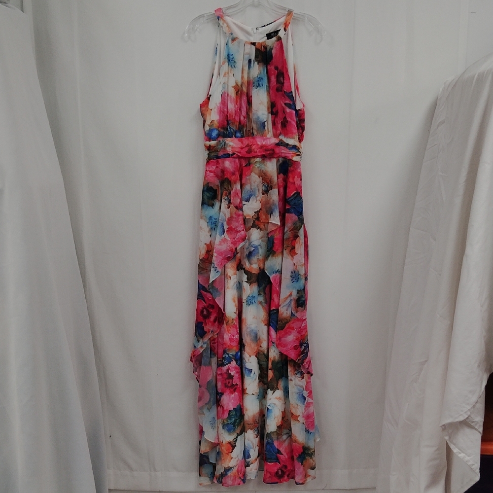 R&M Collection Floral Evening Gown - Picture 4 of 14
